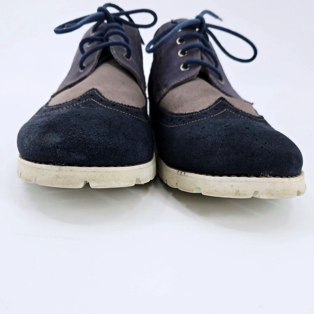 Hush Puppies Three-Tone‎ Suede Wingtip Oxford Brogues Gorpcore 13 EW